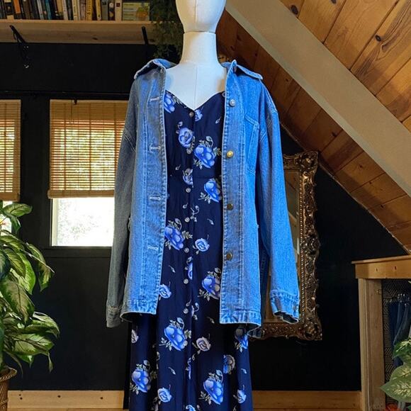 Vintage Dresses & Skirts - Midi 90s Dress